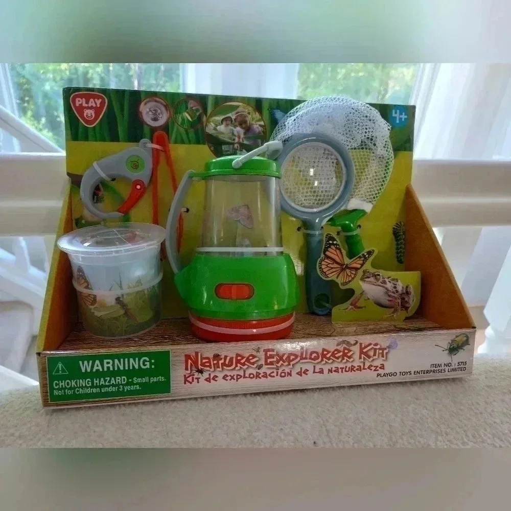 Kids activity nature walk bug kit lamp camping gear children's boys girls active